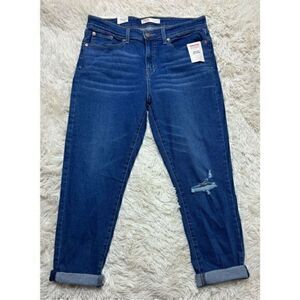 Brand New with Tags Women’s Midrise Distressed Crop Jeans by Signature Levi’s St